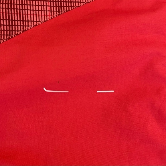 Columbia Colorblock Red Rain Waterproof Windbreaker seamseal hooded Jacket Sz L - Picture 9 of 12